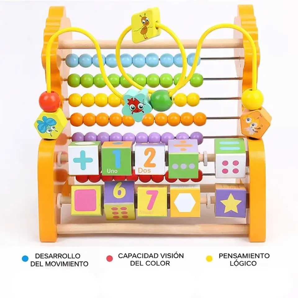 Ábaco De Madera Educativo Montessori 3