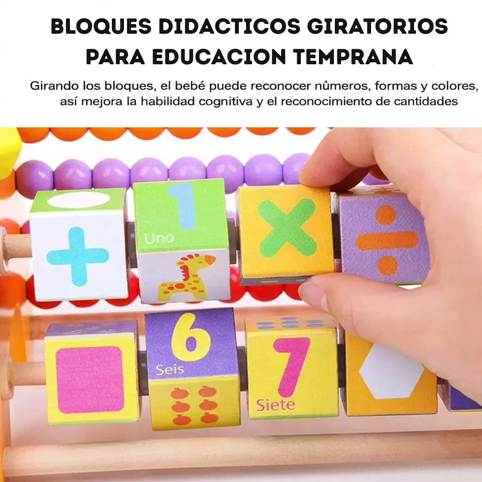 Ábaco De Madera Educativo Montessori 4