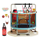 Trampolín para Niños y Adultos con Red de Seguridad Gimnasia 1