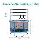 Trampolín para Niños y Adultos con Red de Seguridad Gimnasia 2