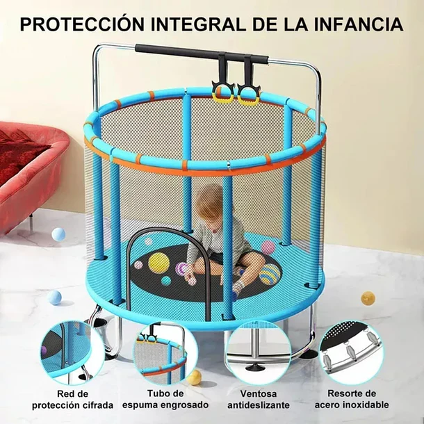 Trampolín para Niños y Adultos con Red de Seguridad Gimnasia 4