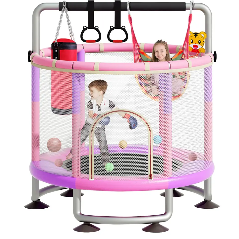 Trampolín para Niños y Adultos con Red de Seguridad Gimnasia 5