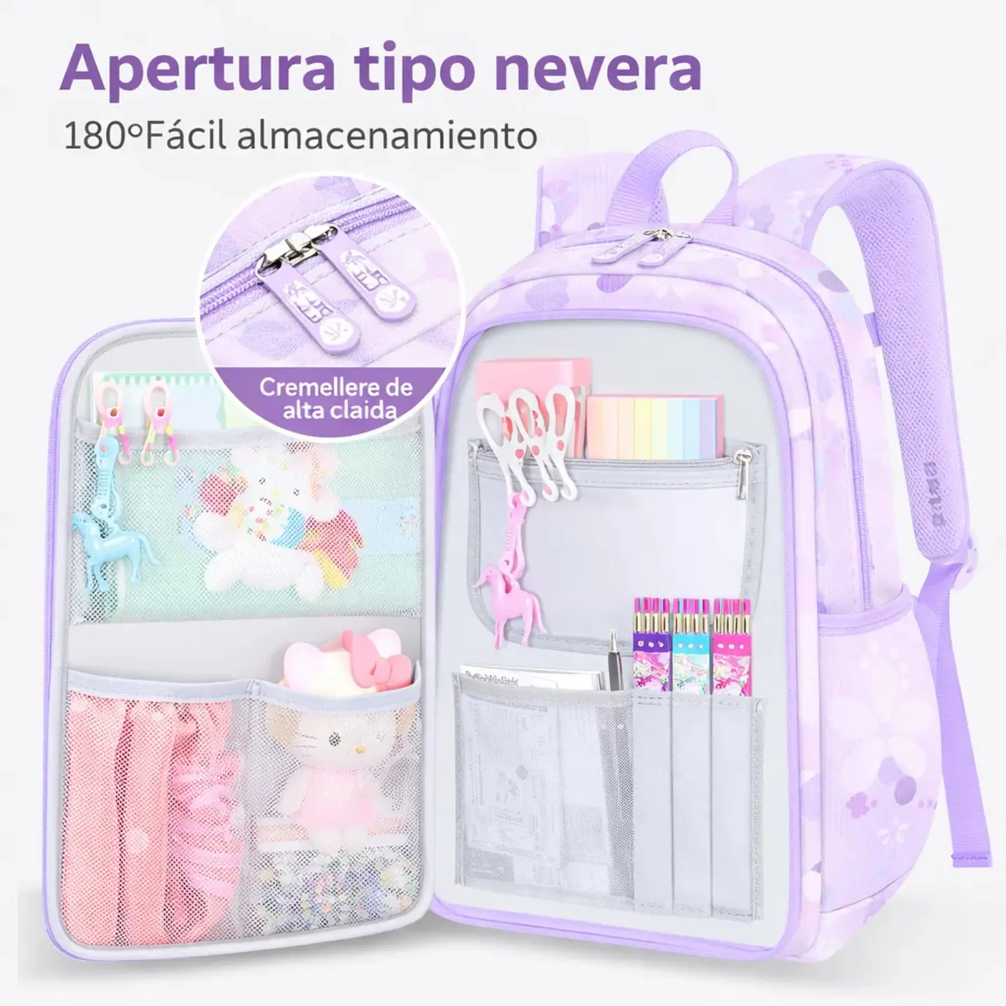 Mochila Infantil De Ensueño Para Niñas Diseño Ergonómico 4