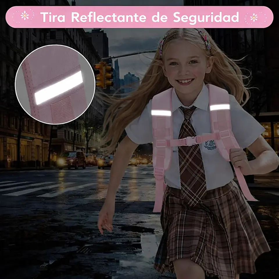 Mochila Infantil De Ensueño Para Niñas Diseño Ergonómico 12