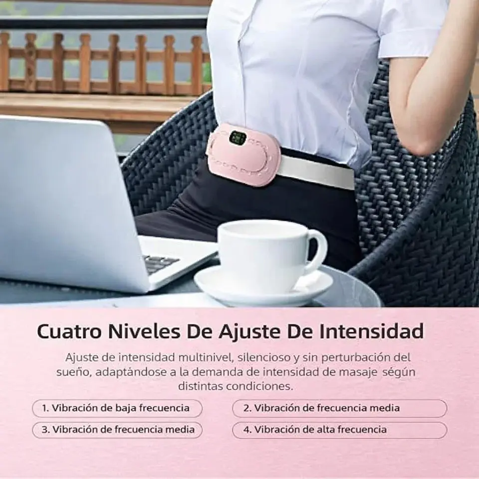 Cinturón Térmico Menstrual Eléctrico con Masaje y Vibración 3