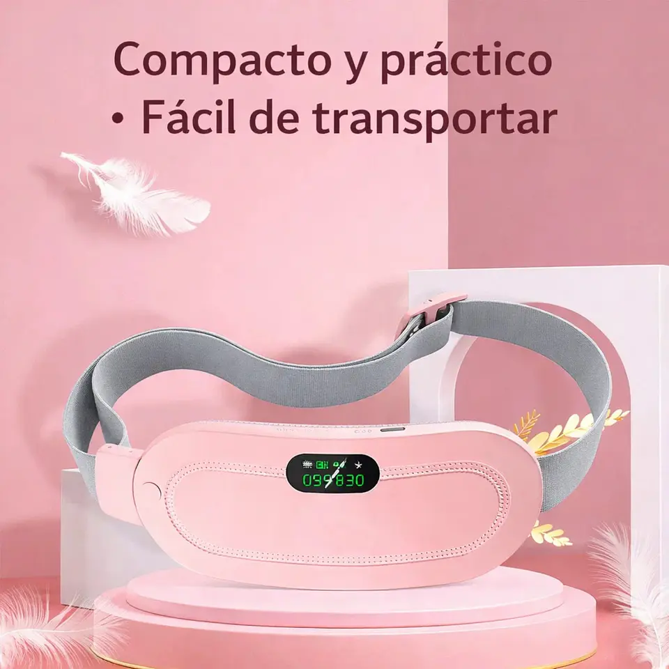 Cinturón Térmico Menstrual Eléctrico con Masaje y Vibración 7