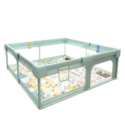 Corral Para Bebés Con Pelotas Valla De Seguridad 66cmx200cm