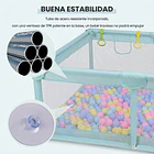 Corral Para Bebés Con Alfombra Y Pelotas Valla De Seguridad 3