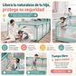 Corral Para Bebés Con Pelotas Valla De Seguridad 66cmx200cm - Miniatura 6