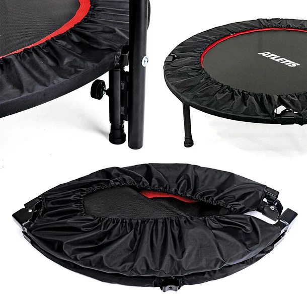 Trampolín Fitness 1,02 m con Barra Ejercicio Resistente 3