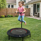 Trampolín Fitness 1,02 m con Barra Ejercicio Resistente 4