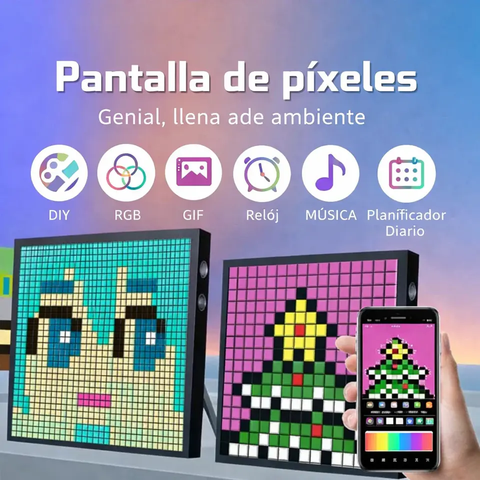 Pantalla De Píxeles Inteligente RGB 32x32 4