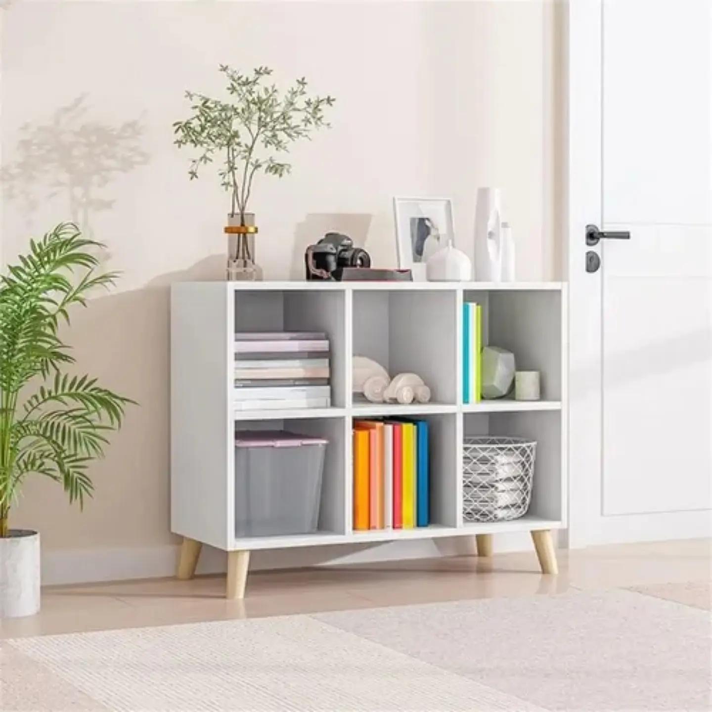 Estanteria Organizador 6 Niveles 90x30x72 Decoracion Living (Reacondicionado) 3