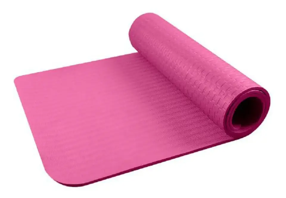 Mat Alfombra De Yoga Tpe 8mm Doble Color Eco-friendly 26