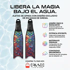 Aletas De Fibra De Vidrio Alta Eficiencia Para Buceo 4