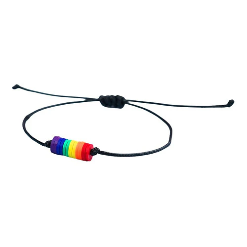 Pack 10 Pulsera Arcoíris Unisex Brazalete De Cuerda Bandera
