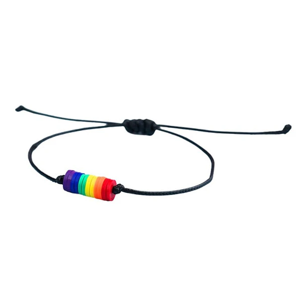 Pack 10 Pulsera Arcoíris Unisex Brazalete De Cuerda Bandera 1