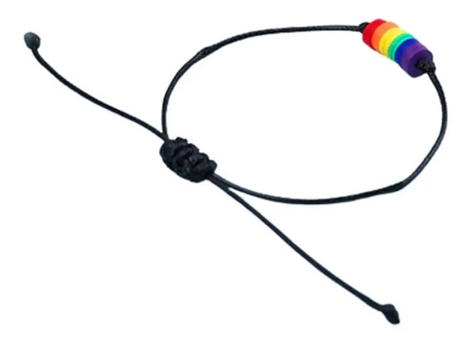 Pack 10 Pulsera Arcoíris Unisex Brazalete De Cuerda Bandera 3