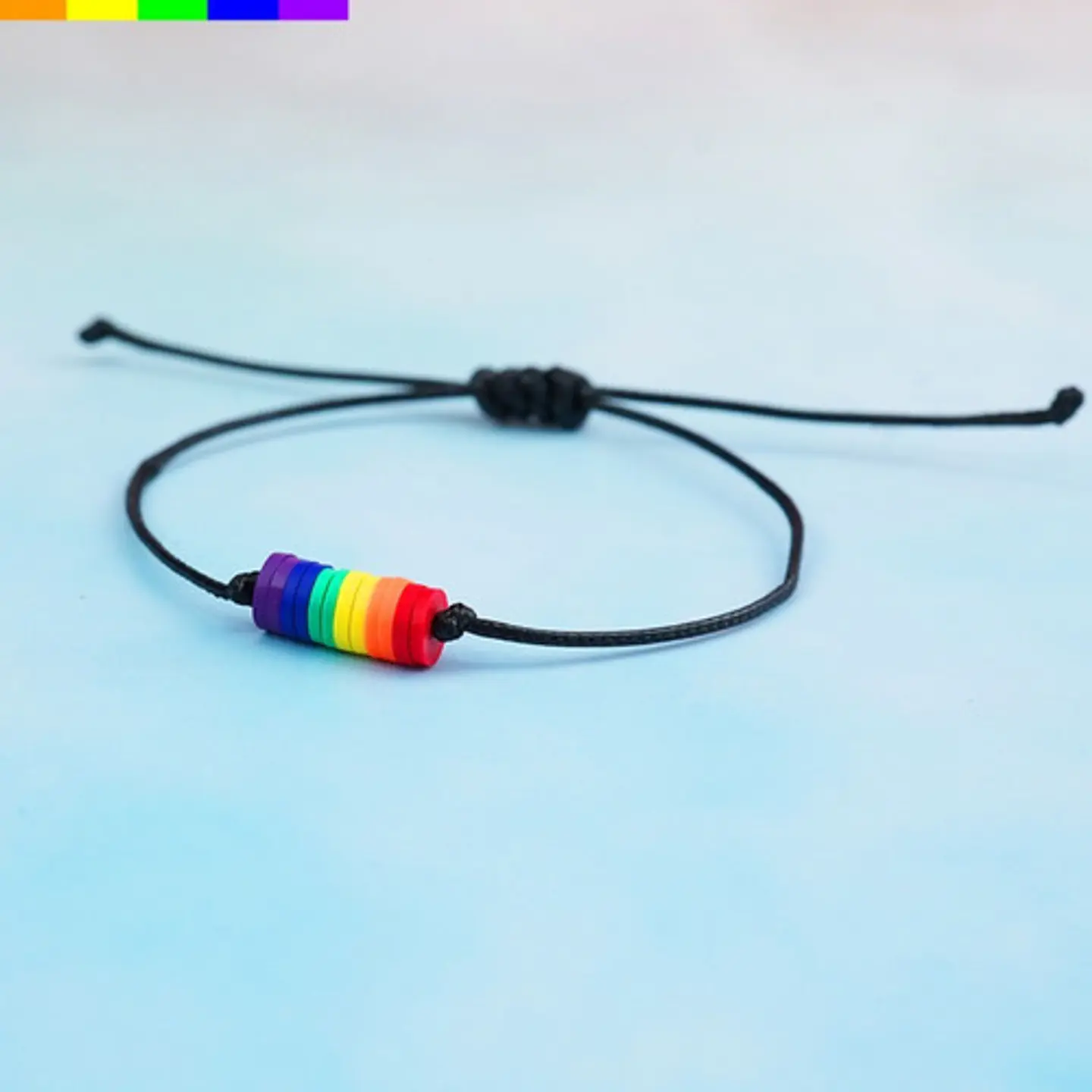 Pack 10 Pulsera Arcoíris Unisex Brazalete De Cuerda Bandera 4