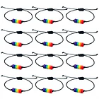 Pack 10 Pulsera Arcoíris Unisex Brazalete De Cuerda Bandera 1