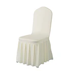 Pack 4 Funda Plisada Sillas Eventos Hoteles Fiestas Bodas 7