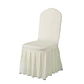 Pack 4 Funda Plisada Sillas Eventos Hoteles Fiestas Bodas - Miniatura 7