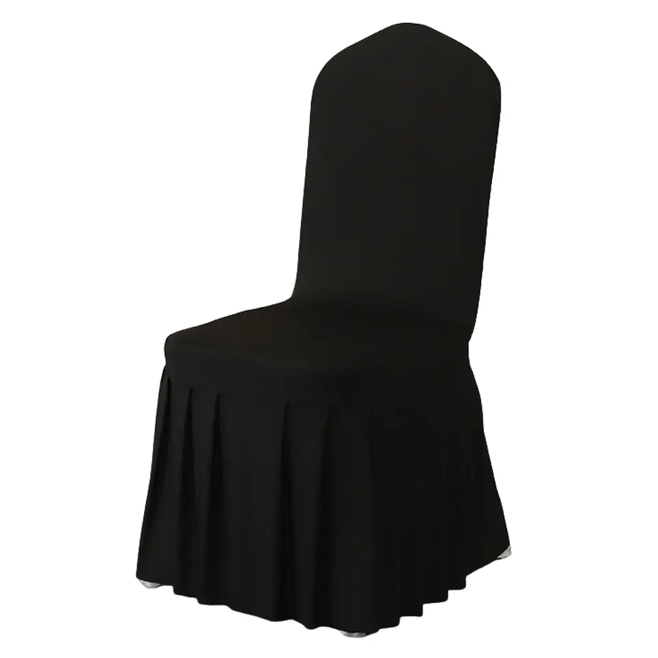 Pack 4 Funda Plisada Sillas Eventos Hoteles Fiestas Bodas 11