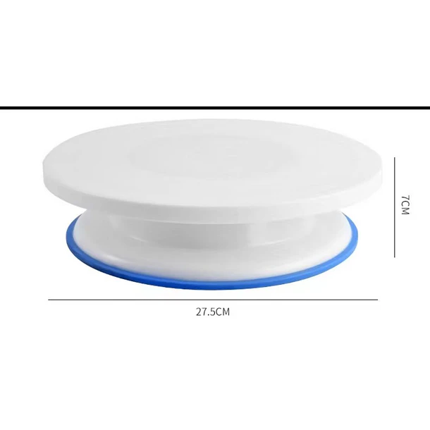 Set De Decoración De Tortas 106 Piezas Base Giratoria 360° 11