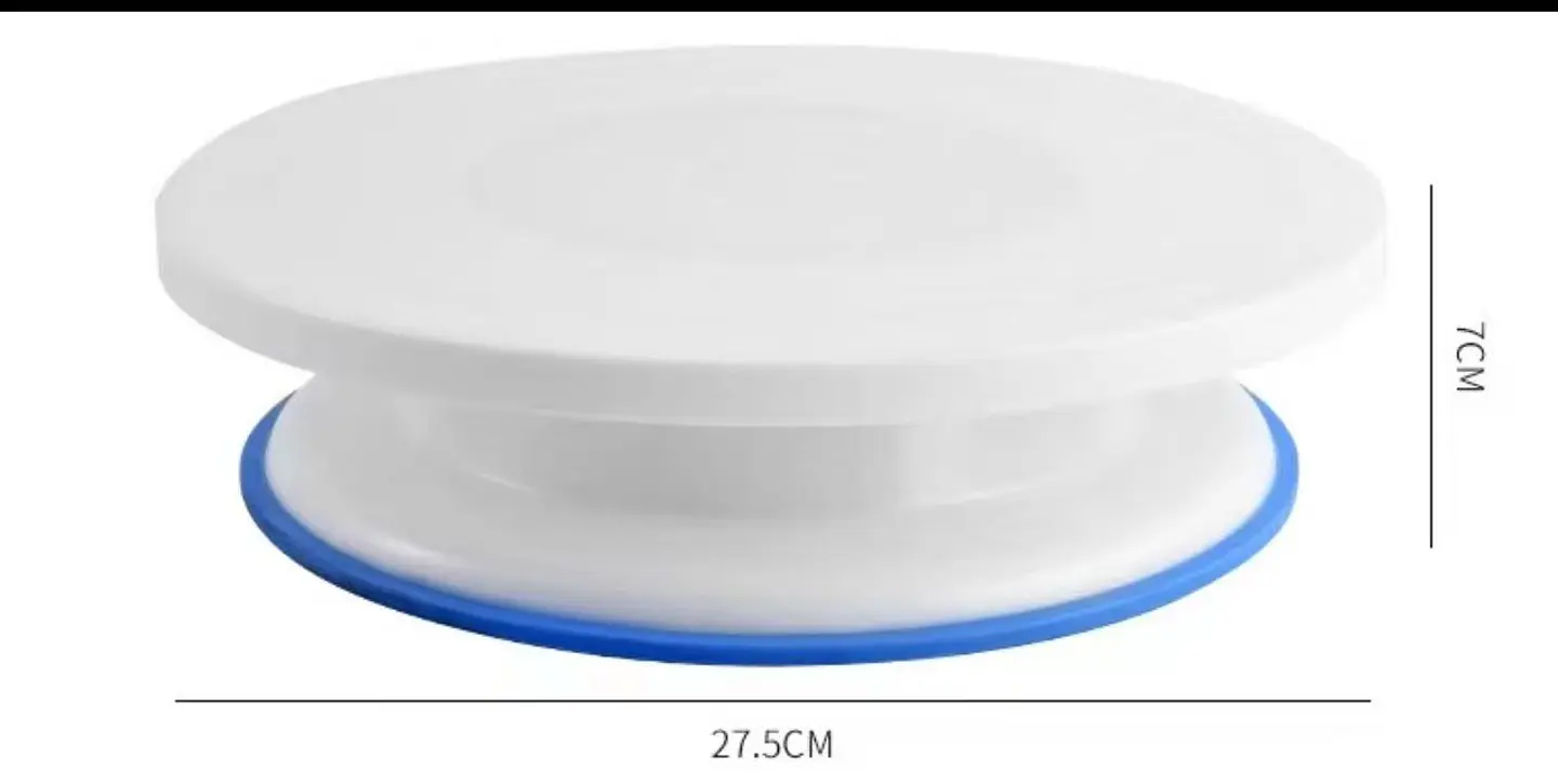 Set De Decoración De Tortas 106 Piezas Base Giratoria 360° 11