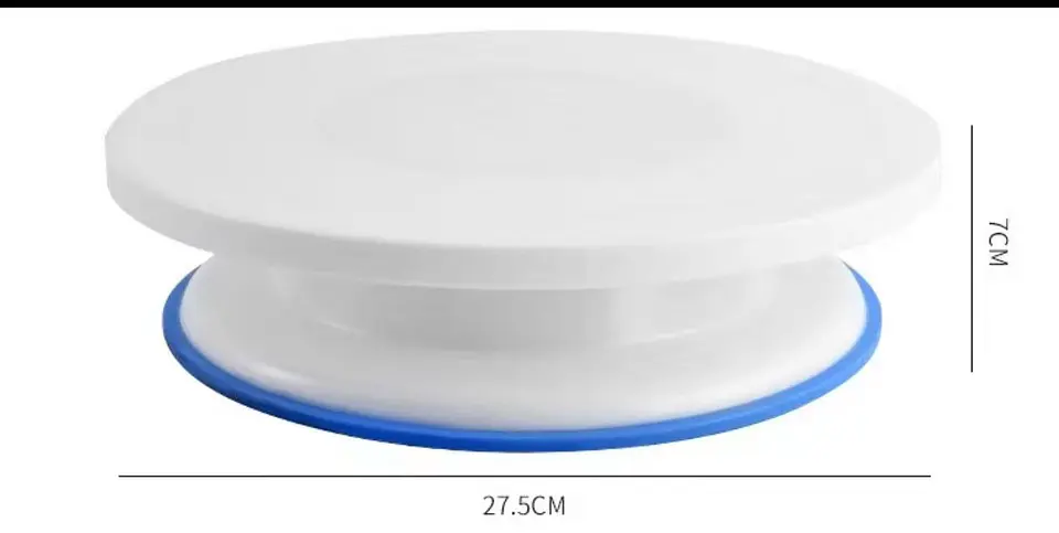 Set De Decoración De Tortas 106 Piezas Base Giratoria 360° 11