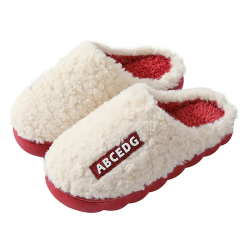 Pantuflas de algodón de otoño e invierno para parejas