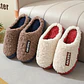 Pantuflas de algodón de otoño e invierno para parejas - Miniatura 3
