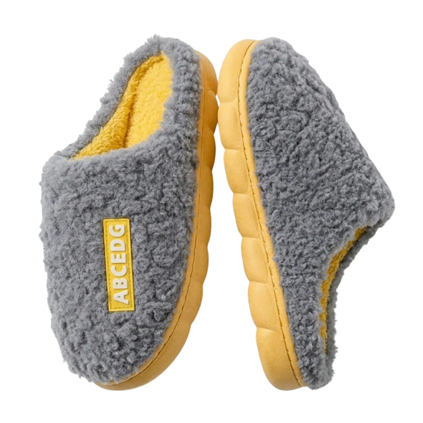 Pantuflas de algodón de otoño e invierno para parejas 15