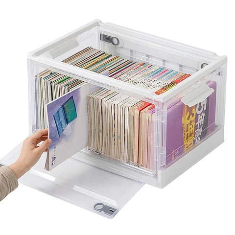 Organizador Apilable Plegable Con Tapas Oficina