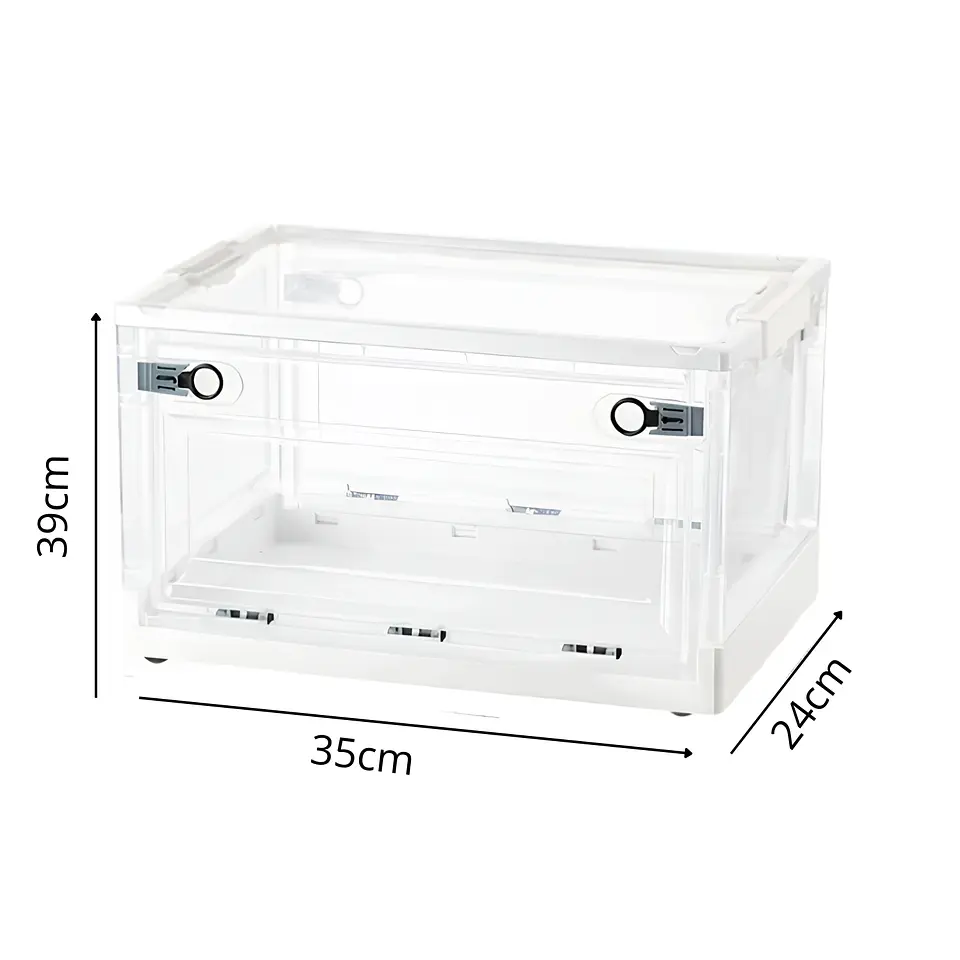 Organizador Apilable Plegable Con Tapas Oficina 6