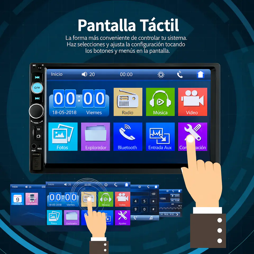 Radio Pantalla Táctil Para Autos 7