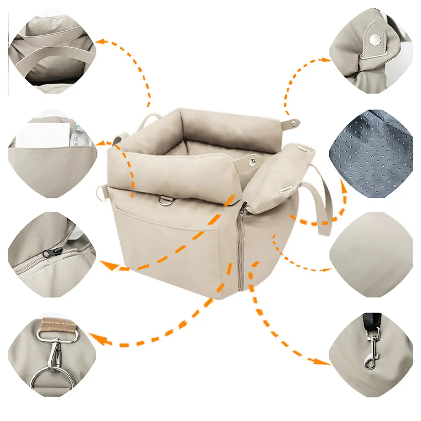 Cama De Viaje Para Perros 15kg Cama Portátil 20