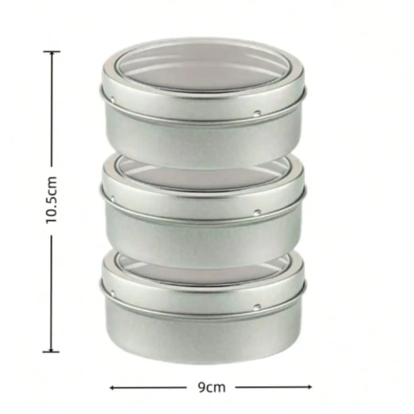 Set 6 De Especieros Magnéticos Para Pared 2