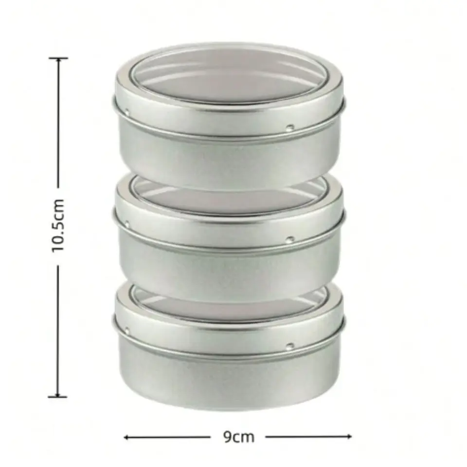 Set 6 De Especieros Magnéticos Para Pared 2