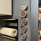 Set 6 De Especieros Magnéticos Para Pared 4