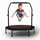 Trampolín Fitness 1,02 m con Barra Ejercicio Resistente 1