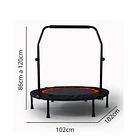 Trampolín Fitness 1,02 m con Barra Ejercicio Resistente 5