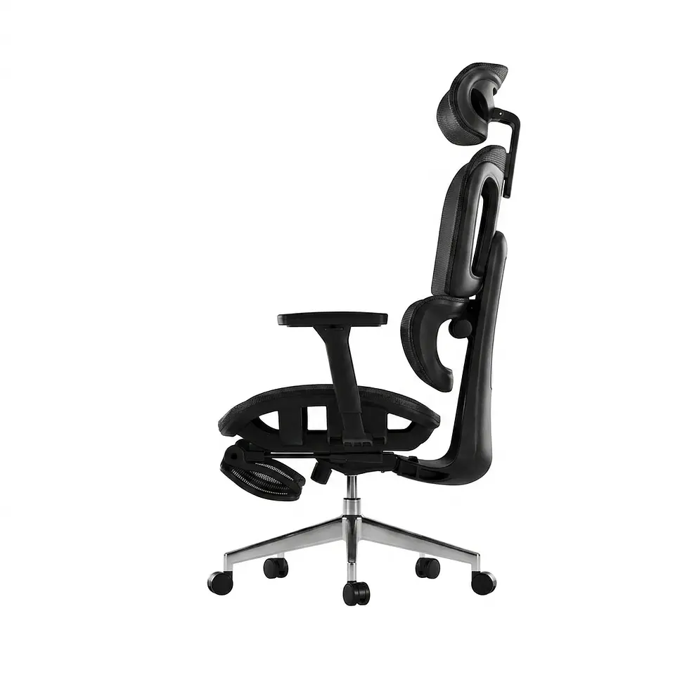 Silla Oficina Élite Ergonómica Soporte Lumbar Cervical Ajustable 13