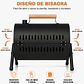 Parrilla Carbón De Mesa 2 En 1 Con Plancha Para Hornear  - Miniatura 3