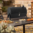Parrilla Carbón De Mesa 2 En 1 Con Plancha Para Hornear  7