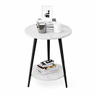 Mesa de Centro Redonda 40x40x52cm Decoración Minimalista 1