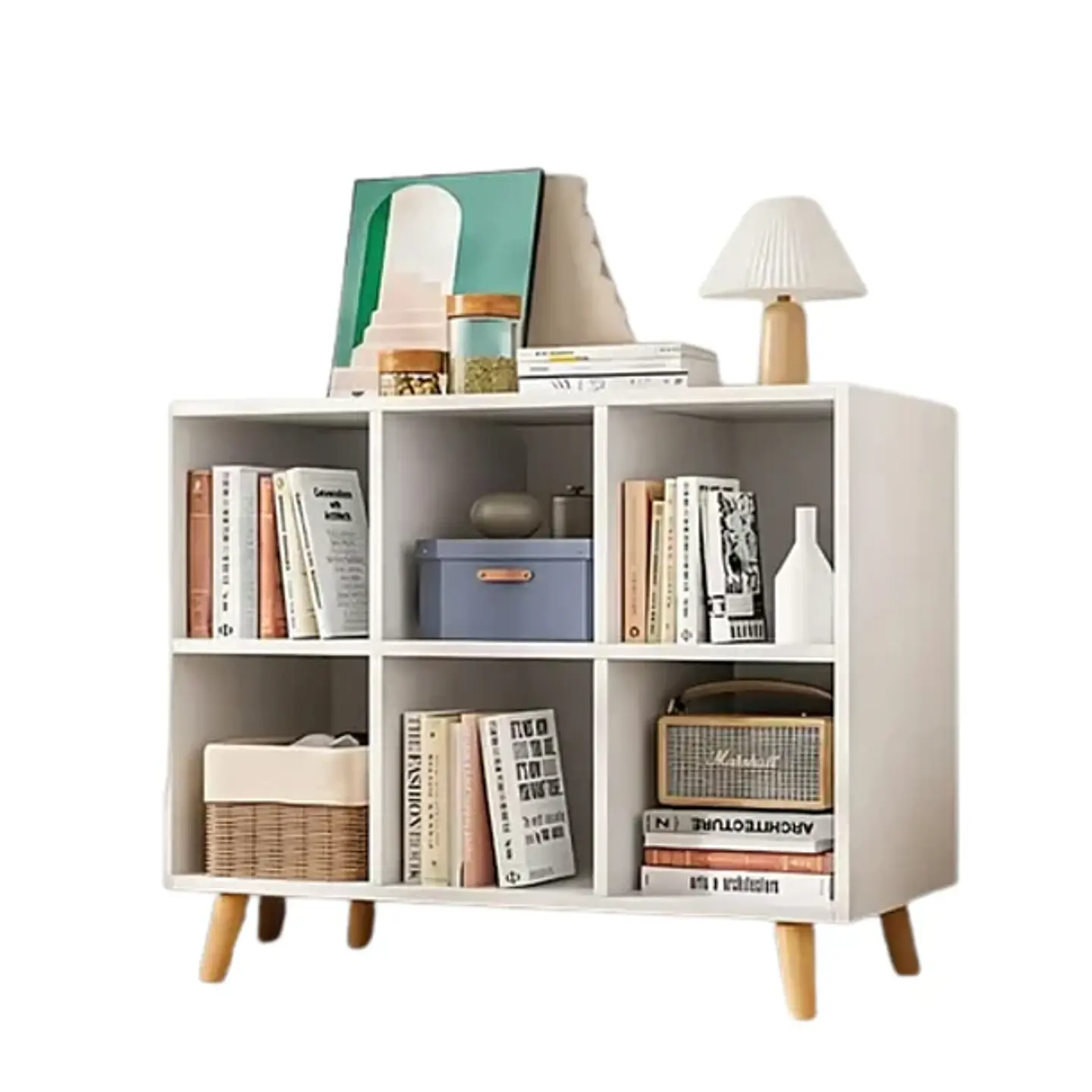Estanteria Organizador 6 Niveles 90x30x72 Decoracion Living (Reacondicionado) 1