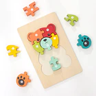 Rompecabezas De Madera 3D Montessori Animales Didácticos 4