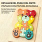 Rompecabezas De Madera 3D Montessori Animales Didácticos - Miniatura 6