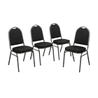 Pack 4 Sillas De Eventos Varios Hotel Restaurante Acolchada 6